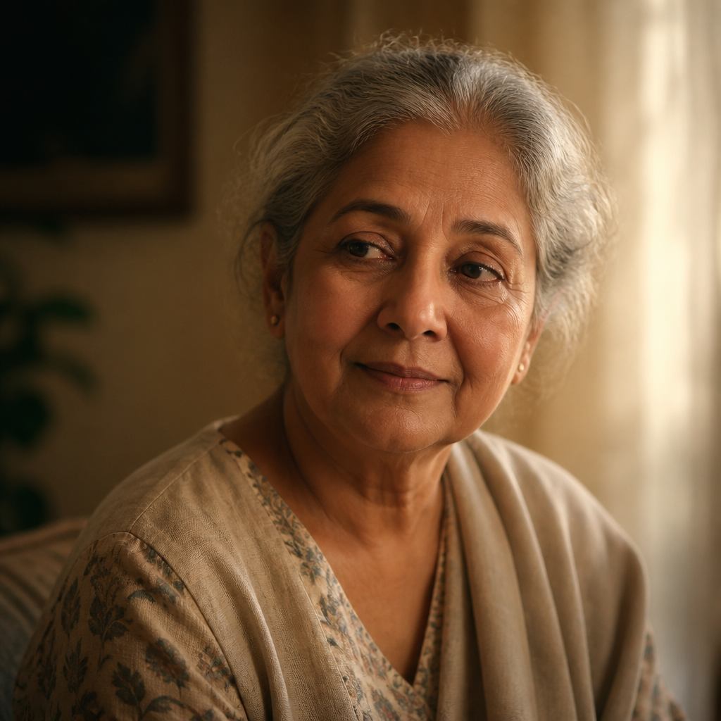 Portrait of a mother.